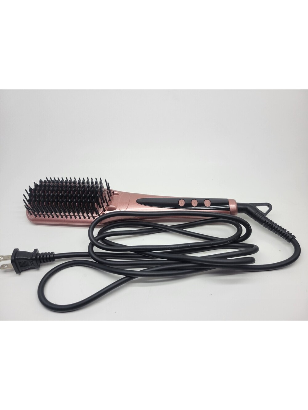 Sutra Beauty Rose Gold Heated Straightening Brush Tourmaline Infused Ceramic